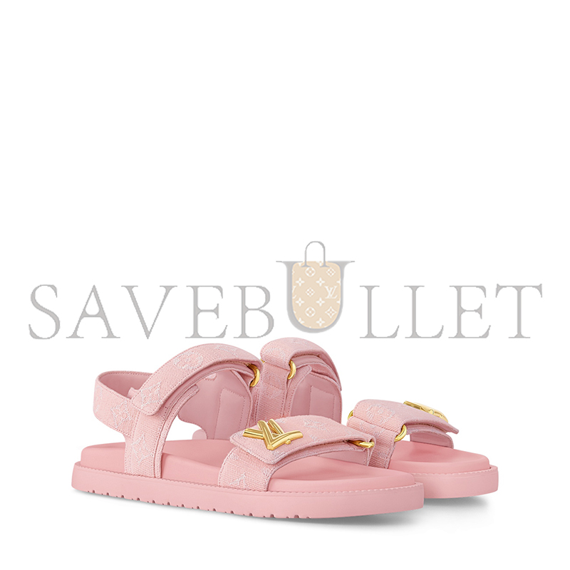 LOUIS VUITTON LV SUNSET FLAT COMFORT SANDAL 1ADIDE